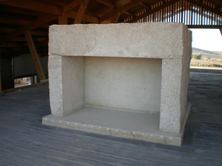 Lareira de pedra Rachada